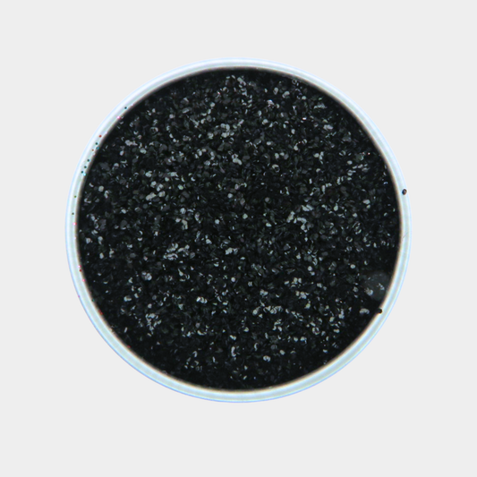 Jet Black Medium Eco Glitter Luminosity Glitter