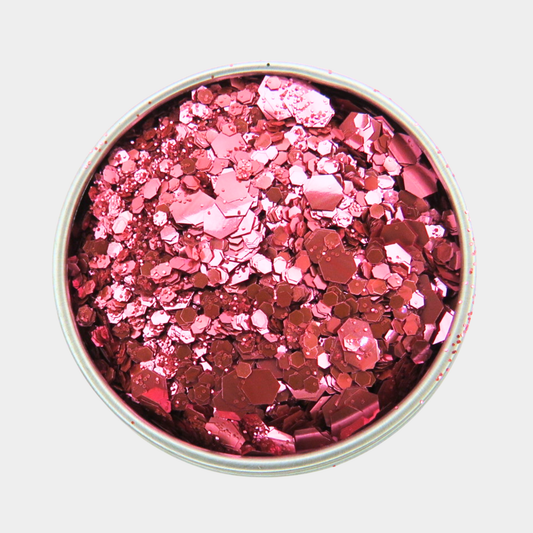 Rose Pink Eco Glitter Blend Luminosity Glitter