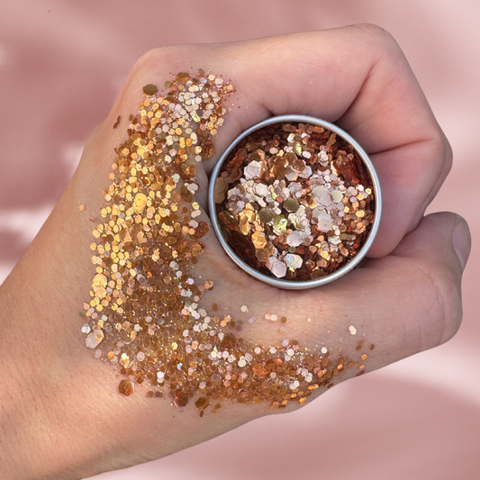 Orange Fizz Eco Glitter Blend Luminosity Glitter