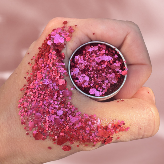 Blush Red Eco Glitter Blend Luminosity Glitter