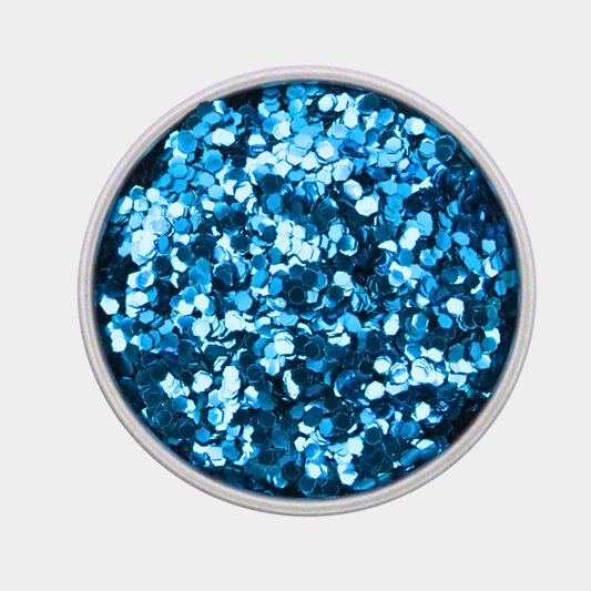 Sky Blue Chunky Eco Glitter Luminosity Glitter