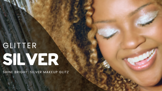 Shine Bright with Silver Glitter Makeup - Luminosity Glitter