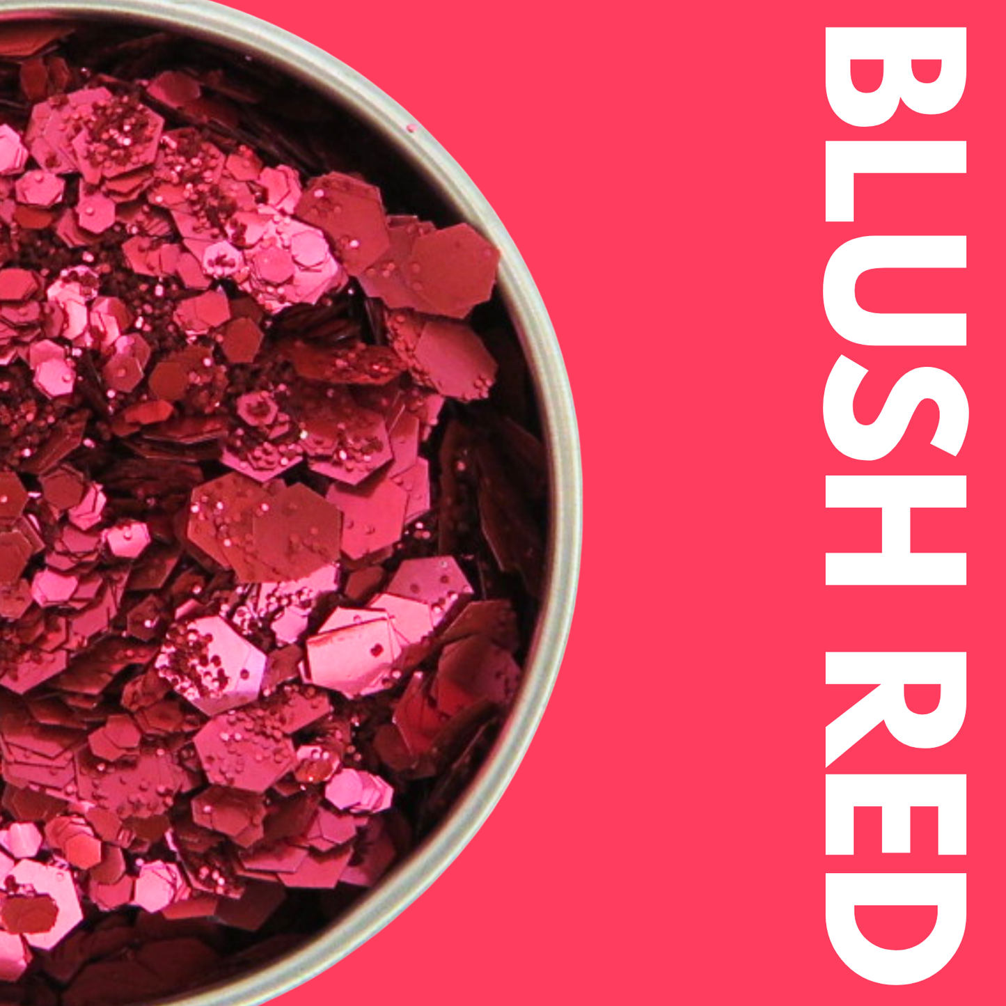 Blush Red Glitter Blend