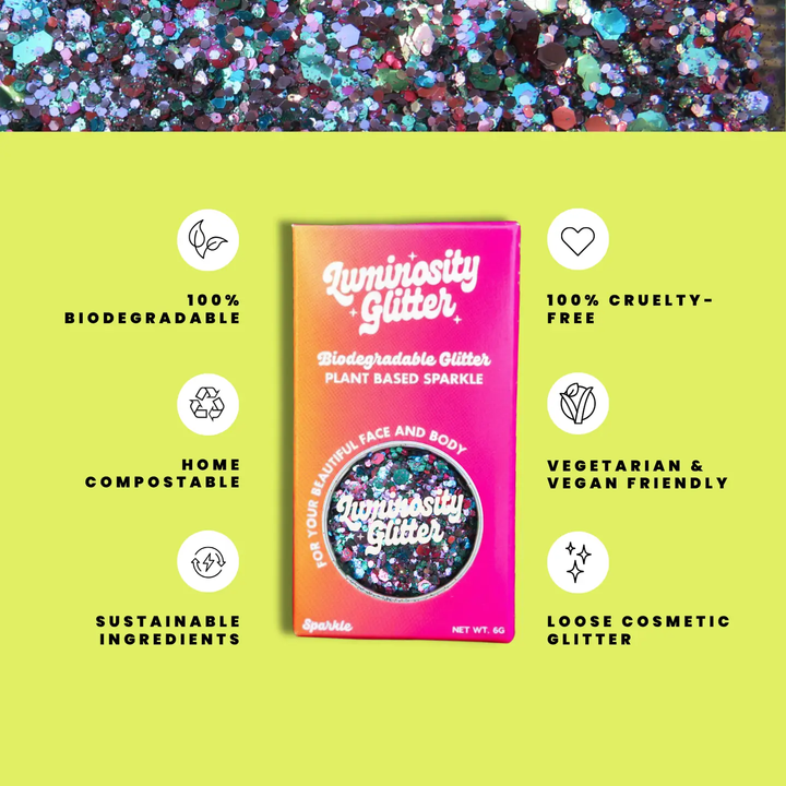 Festival glitter blend infographic