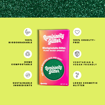 Green Ultra Fine Glitter Makeup