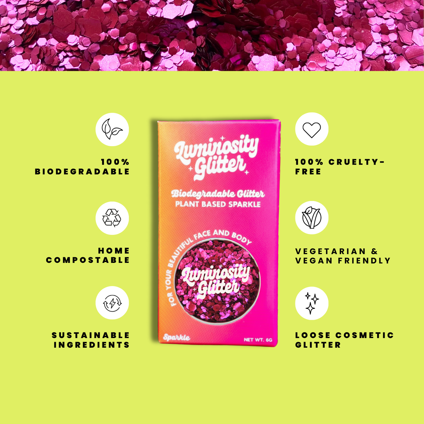 Stormy Rose Glitter Blend