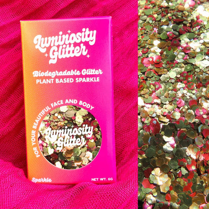 Autumn Leaves Biodegradable Glitter Blend 6g Pot (B2B) Luminosity Glitter