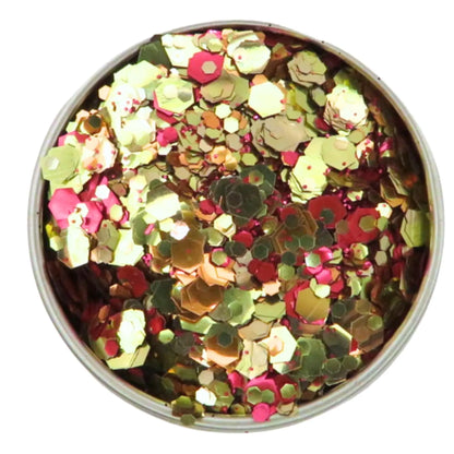 Autumn Leaves Biodegradable Glitter Blend 6g Pot (B2B) Luminosity Glitter
