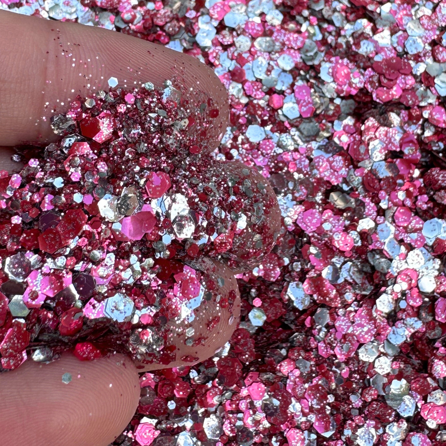 Candy Cane Christmas Eco Glitter Luminosity Glitter