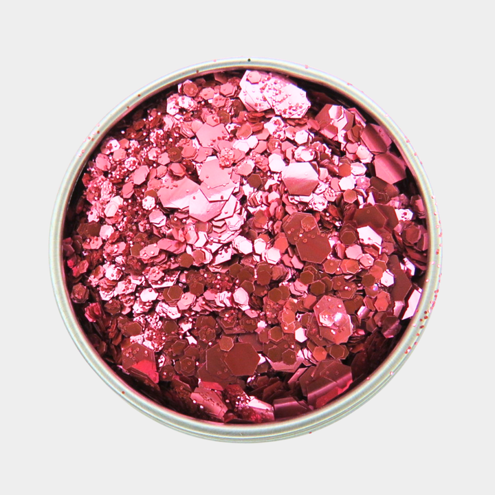 Rose Pink Eco Glitter Blend Luminosity Glitter
