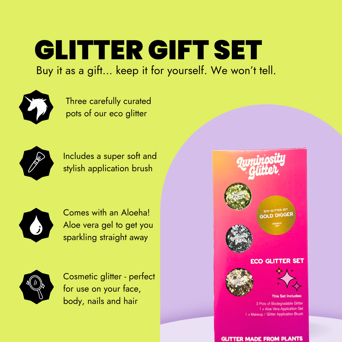 Gold Digger Festival Glitter Set