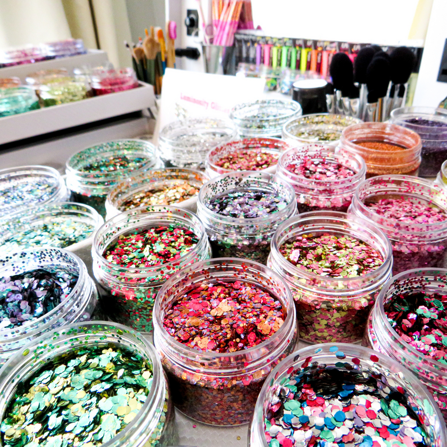 Luxury eco glitter bar hire London
