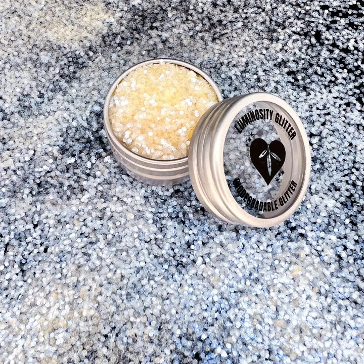 Opal Aqua chunky iridescent biodegradable glitter from the PURE range