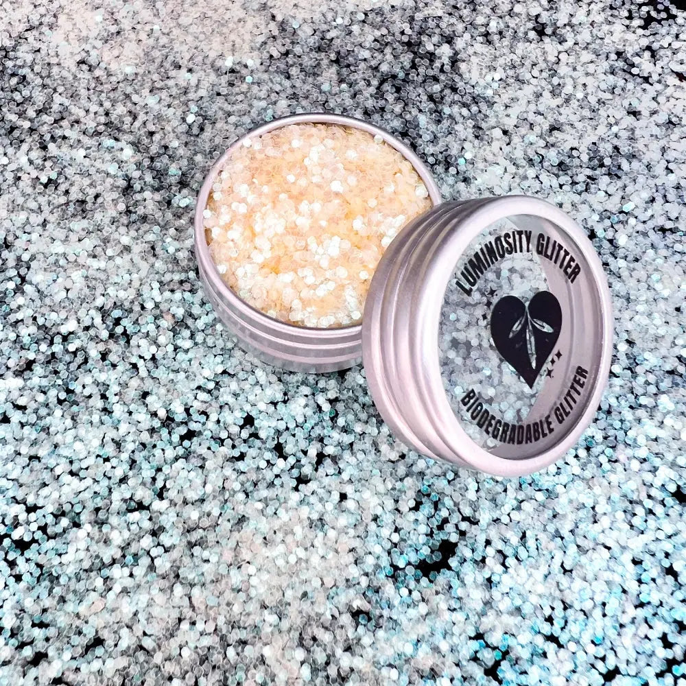 Opal Mint chunky iridescent biodegradable glitter from the PURE range