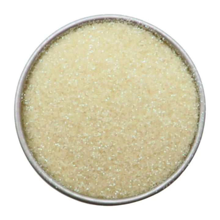 Opal mint fine eco friendly glitter has a soft green iridescent shimmer.