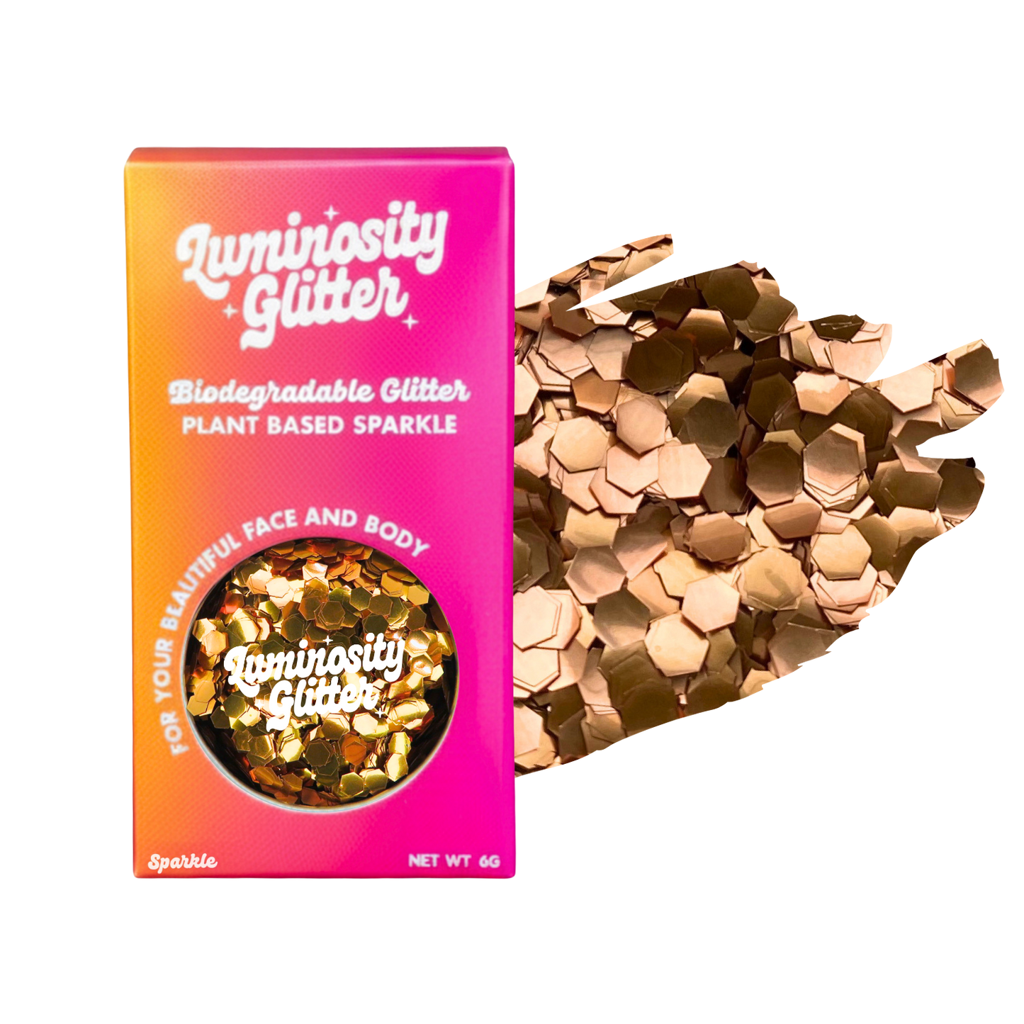 Orange Super Chunky Festival Glitter
