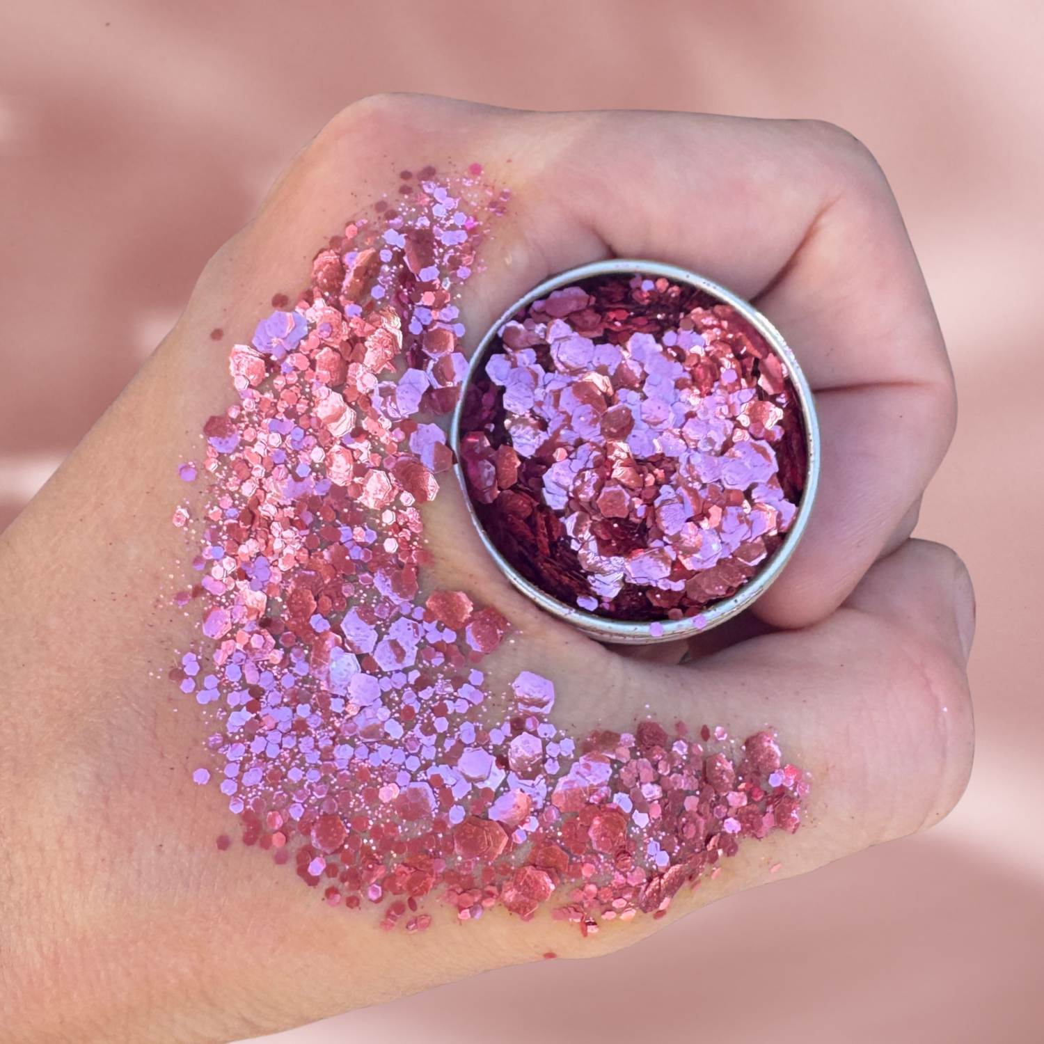Rose Pink Eco Glitter Blend Luminosity Glitter