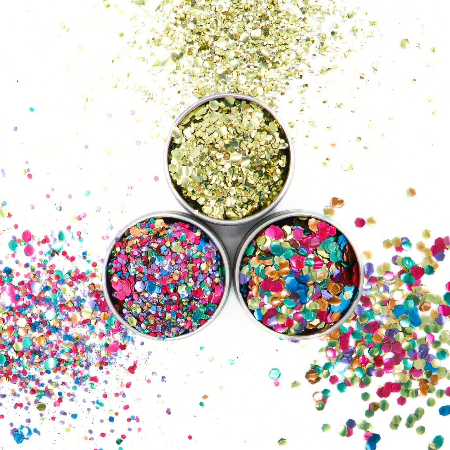 Rainbow Burst Eco Glitter Gift Set Luminosity Glitter