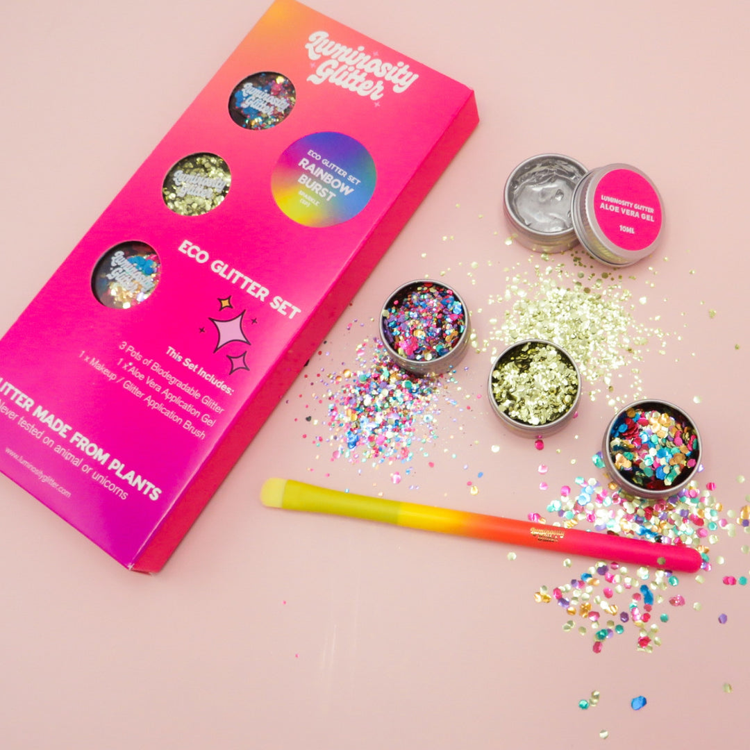 Rainbow Burst Glitter Gift Set Luminosity Glitter