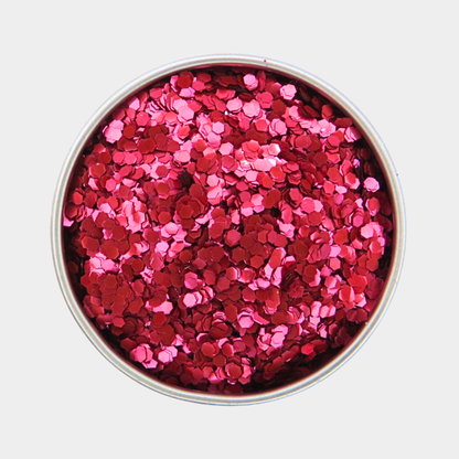 Blush Red Chunky Eco Glitter Luminosity Glitter