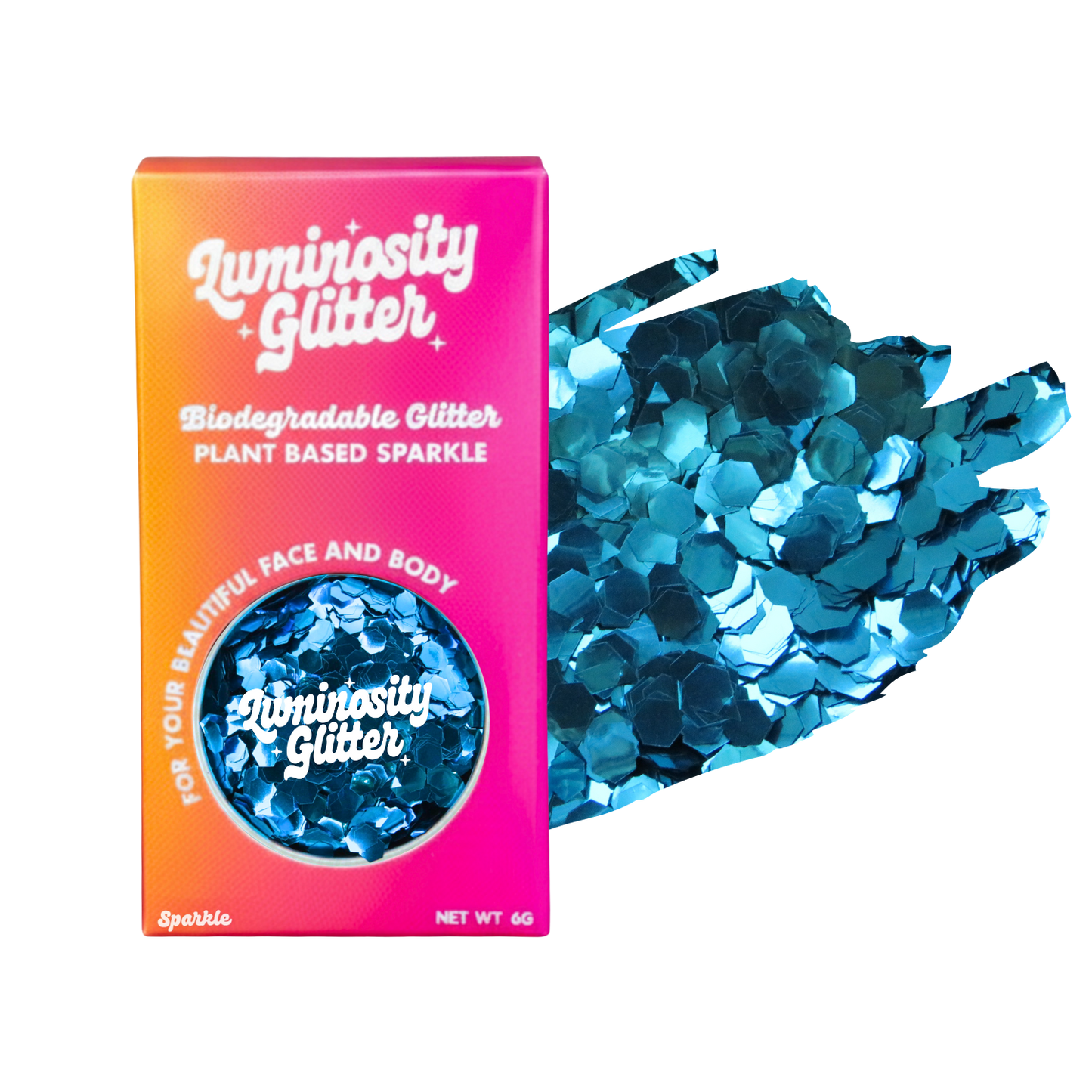 Sky Blue Super Chunky Festival Glitter
