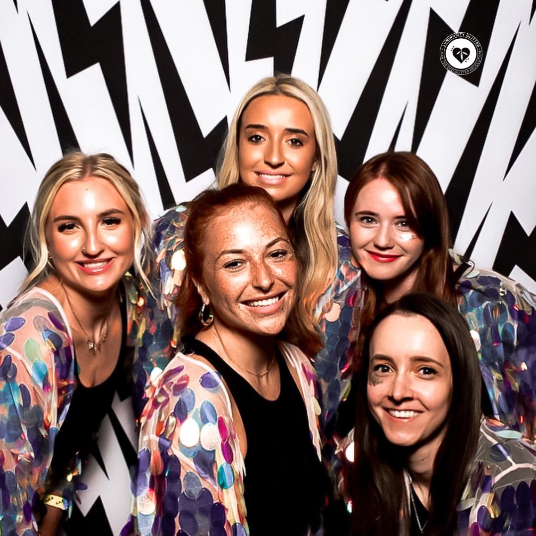 Team of glitter artists in London