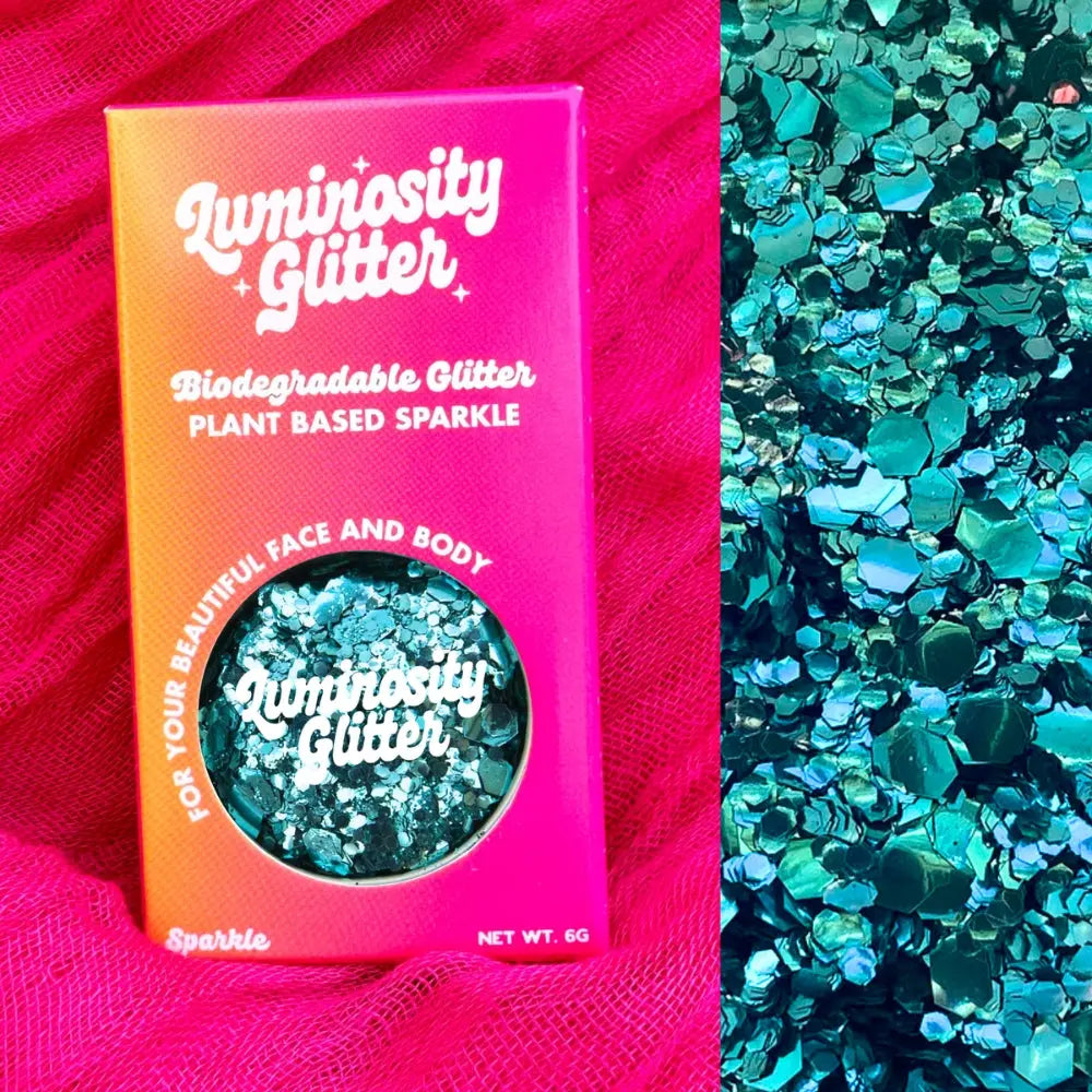 Aqua Sky Biodegradable Glitter Blend 6g Pot (B2B) Luminosity Glitter